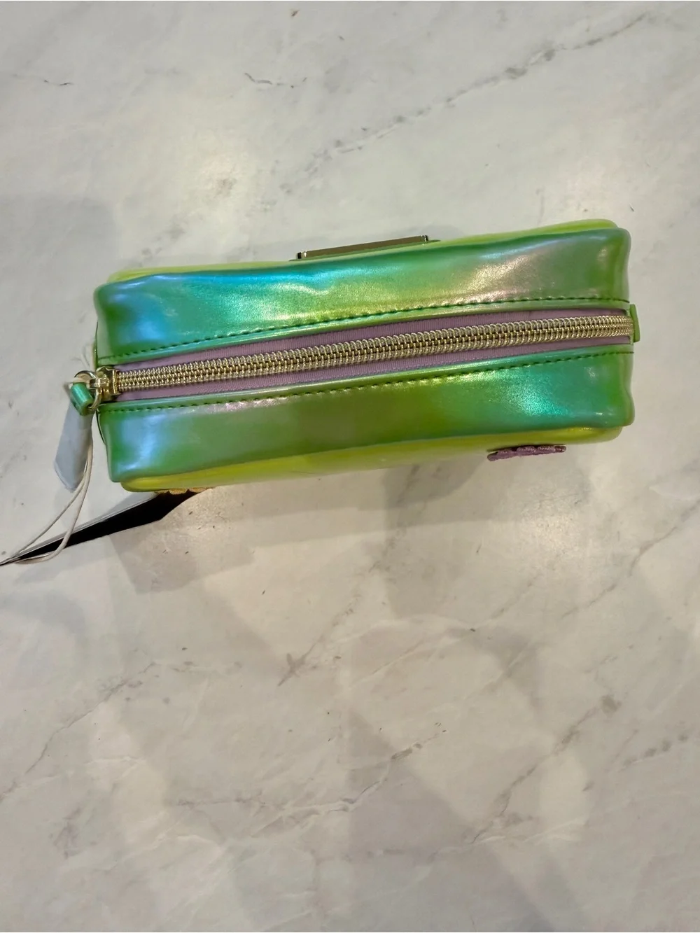 NWT Loungefly Disney Tinker Bell Iridescent Cosmetic Bag BoxLunch Exclusive